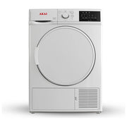 Akai ASC9036VT Asciugatrice Pompa di Calore 9 Kg Classe A++ 65 dB Partenza Ritardata Blocco Bambini (85x60x60 cm) colore Bianco