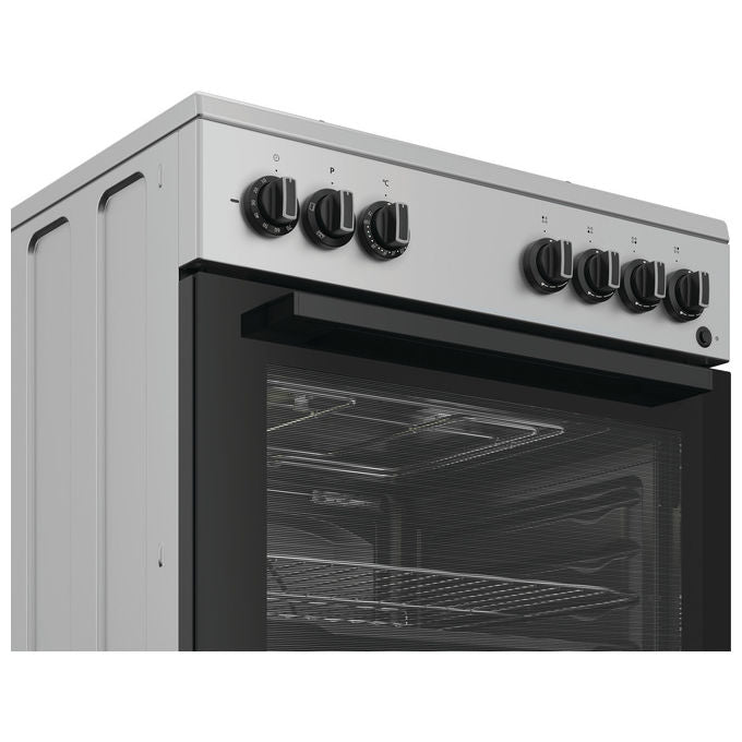 Indesit I6G3PMS Cucina a Gas 4 Fuochi Forno Elettrico 73 L Grill Classe A (60x60 cm) colore Acciaio Inox