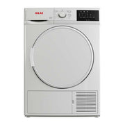 Akai ASC8034V Asciugatrice Pompa di Calore 8 Kg Classe A++ 15 Programmi 65 dB (85x60x60 cm) colore Bianco