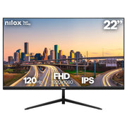 Nilox NXM22FHD1202 Monitor PC 21.5'' IPS Full HD 1920x1080 120 Hz 4 ms VGA HDMI VESA colore Nero