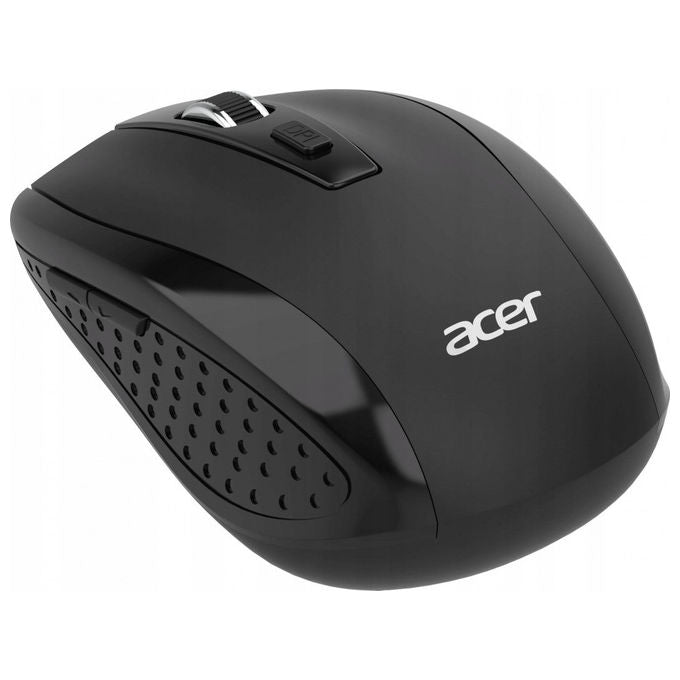 Acer MX202 Mouse Wireless Ottico Ambidestro RF 2.4 GHz 6 Tasti 1000 DPI colore Nero