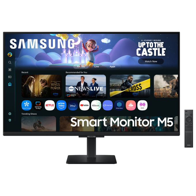 Samsung LS32FM500EUXEN Smart Monitor M5 32'' Full HD VA 60Hz 4ms Wi-Fi Bluetooth Tizen Altoparlanti colore Nero
