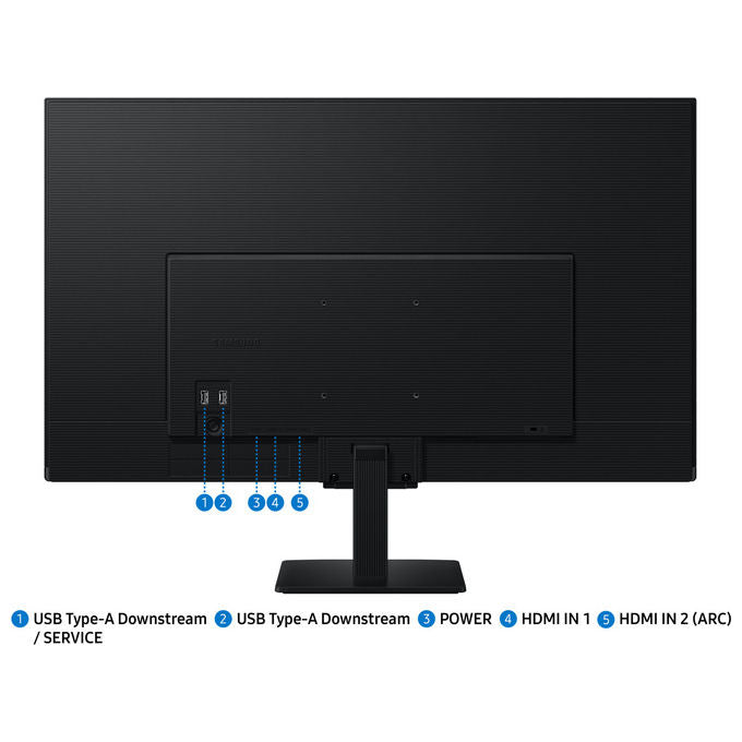 Samsung LS32FM500EUXEN Smart Monitor M5 32'' Full HD VA 60Hz 4ms Wi-Fi Bluetooth Tizen Altoparlanti colore Nero