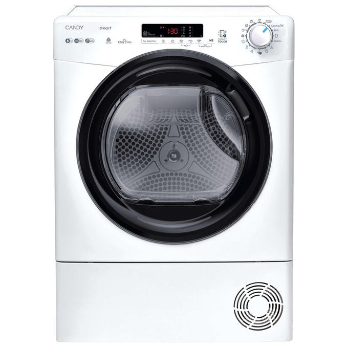 Candy CS EH8N1DBE-S Smart Asciugatrice Pompa di Calore 8 Kg Classe E NFC 15 Programmi (85x59.6x60.7 cm) colore Bianco