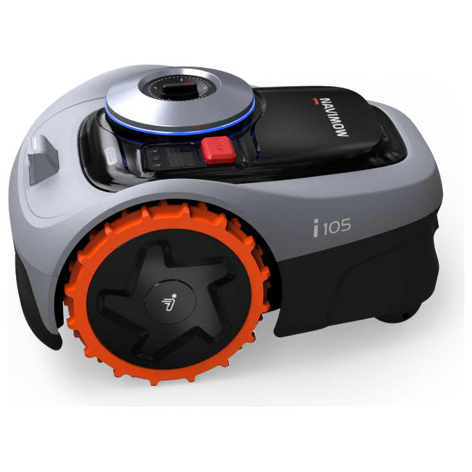 Segway NAVIMOW I105E Robot Tagliaerba senza fili 500 m² GPS RTK Wi-Fi Bluetooth IP66 58 dB colore Nero Grigio Arancione