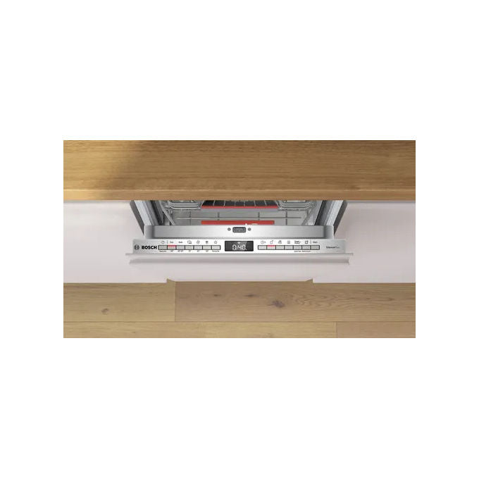 Bosch SPV4EMX17E Serie 4 Lavastoviglie a Scomparsa Totale 10 coperti Classe B 44 dB 3 Cestello Home Connect (81.5x45x55 cm) colore Acciaio Inox