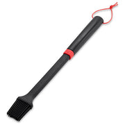 Weber 6319 Pennello per Barbecue in Silicone con Anello Appenditura Lavabile in Lavastoviglie colore Arancione