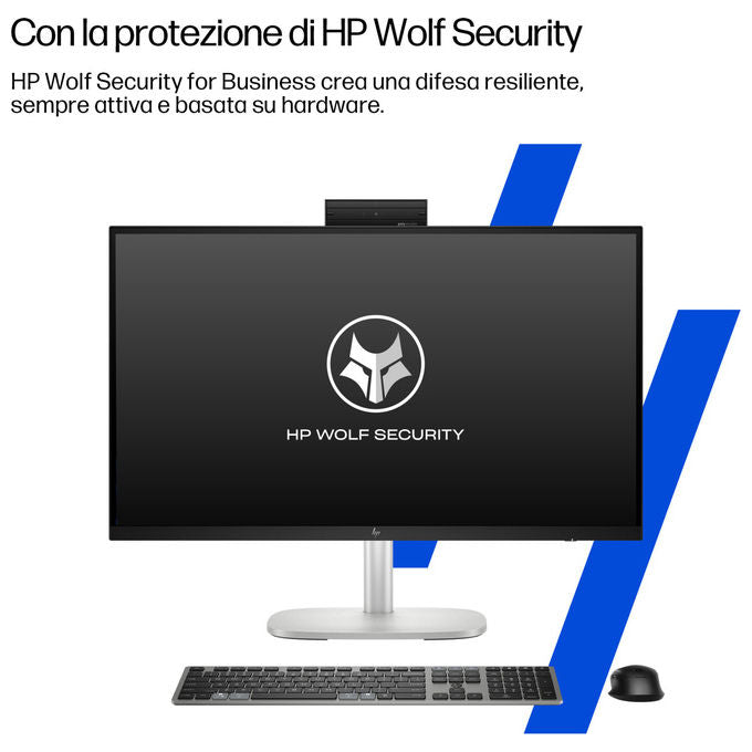 HP A55SQET EliteStudio 8 G1i PC All-in-One 27'' Quad HD Intel Core Ultra 7 265 32 GB DDR5 SSD 1 TB Windows 11 Pro Wi-Fi 7 colore Argento