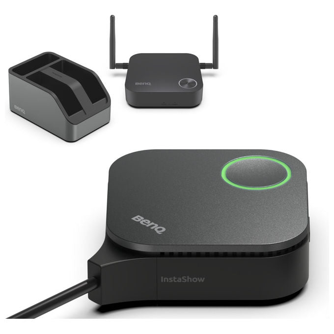 BenQ WDC15 InstaShow Sistema di Presentazione Wireless HDMI 4K UHD Wi-Fi 5 Dual Band USB-C colore Nero
