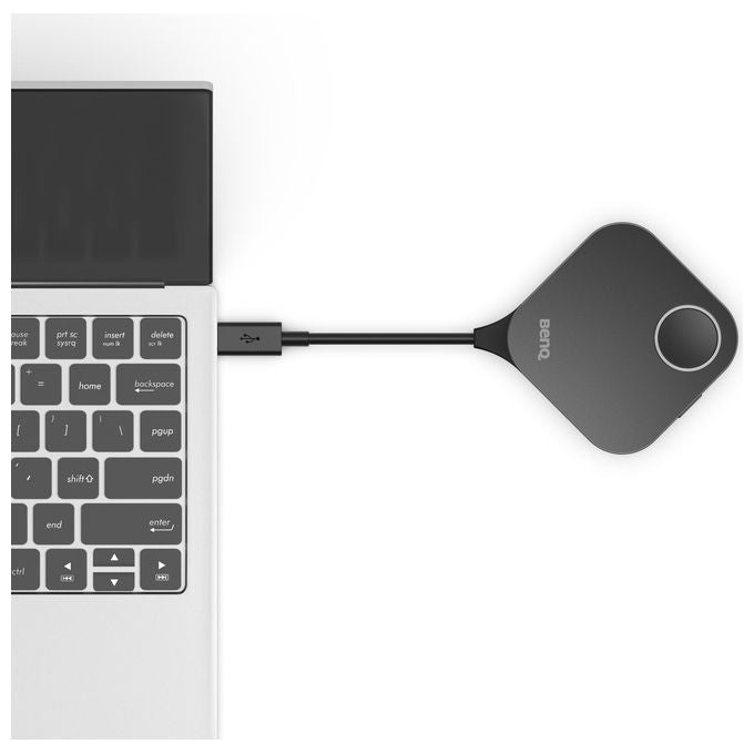 BenQ WDC15 InstaShow Sistema di Presentazione Wireless HDMI 4K UHD Wi-Fi 5 Dual Band USB-C colore Nero