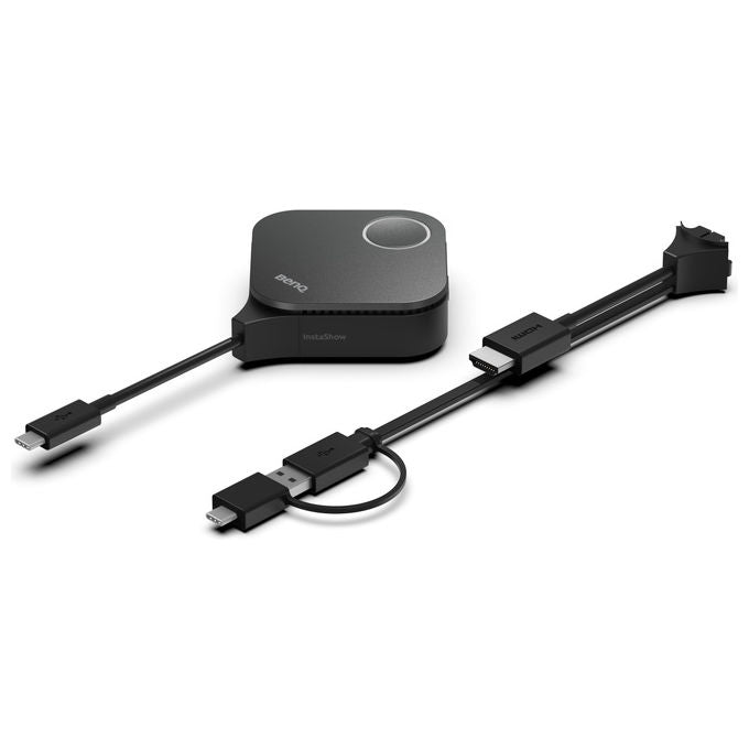 BenQ WDC15 InstaShow Sistema di Presentazione Wireless HDMI 4K UHD Wi-Fi 5 Dual Band USB-C colore Nero