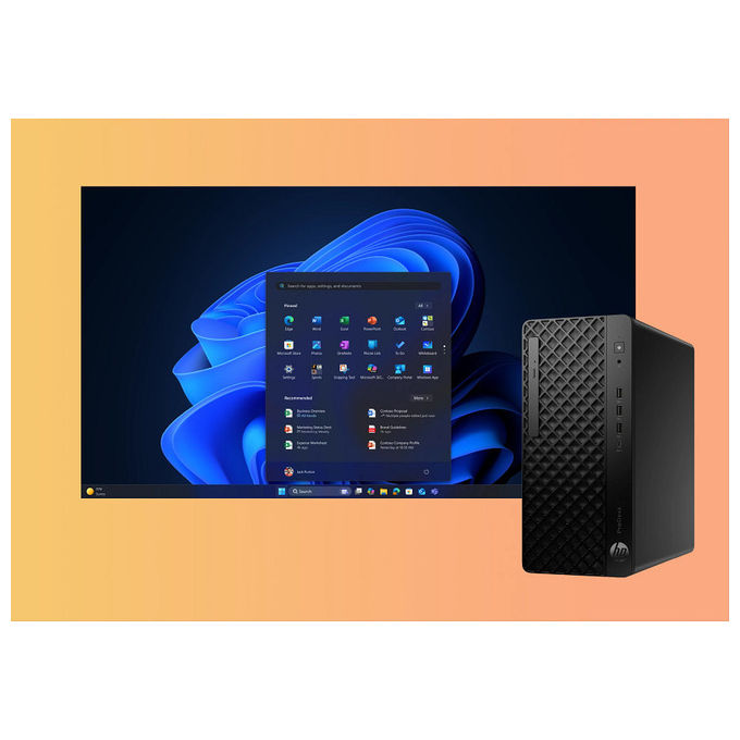 HP CK2H8ET ProDesk 4 Tower G1i PC Desktop AI Intel Core Ultra 7 265 16 GB DDR5 1 TB SSD NVMe M.2 Windows 11 Pro colore Nero