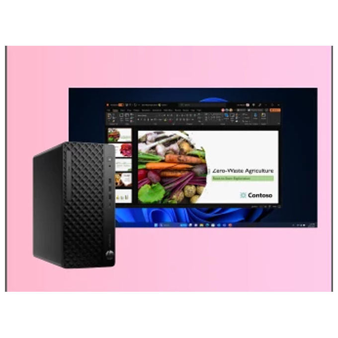 HP CK2H8ET ProDesk 4 Tower G1i PC Desktop AI Intel Core Ultra 7 265 16 GB DDR5 1 TB SSD NVMe M.2 Windows 11 Pro colore Nero