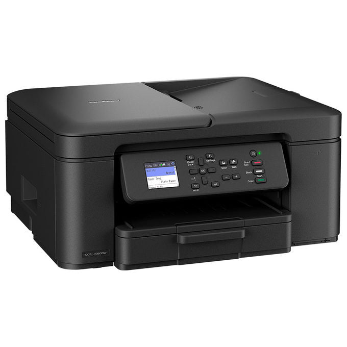 Brother DCP-J1360DW Stampante Multifunzione Inkjet 3 in 1 A4 16 ipm Fronte Retro Automatico ADF 20 fogli Wi-Fi USB colore Nero