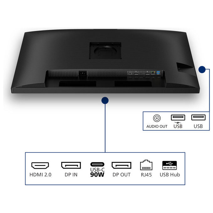 Philips 32B2U3601-00 Monitor PC 31.5'' Quad HD IPS 2560x1440 100Hz 4ms USB-C 90W Docking LAN colore Nero