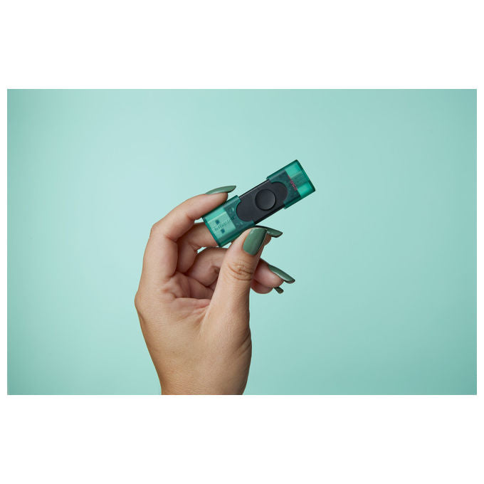 Kingston DTDEG2-256GB DataTraveler DuoG2 Chiavetta USB 256 GB USB Type-A USB Type-C 3.2 Gen 1 colore Nero Verde