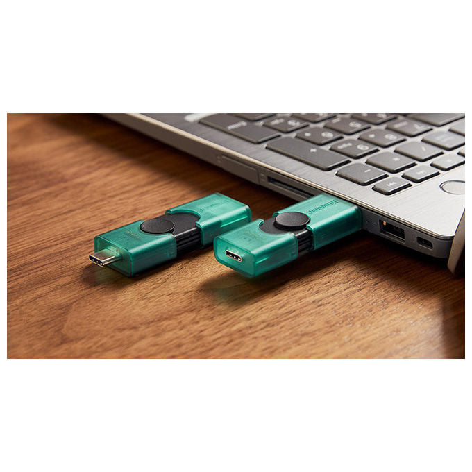 Kingston DTDEG2-256GB DataTraveler DuoG2 Chiavetta USB 256 GB USB Type-A USB Type-C 3.2 Gen 1 colore Nero Verde