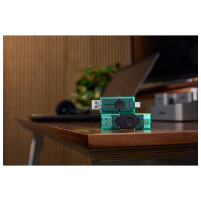 Kingston DTDEG2-256GB DataTraveler DuoG2 Chiavetta USB 256 GB USB Type-A USB Type-C 3.2 Gen 1 colore Nero Verde