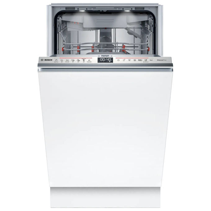 Bosch SPV6EMX09E Serie 6 Lavastoviglie da incasso 10 coperti Classe B 44 dB Home Connect (81.5x44.8x55 cm) colore Acciaio inox