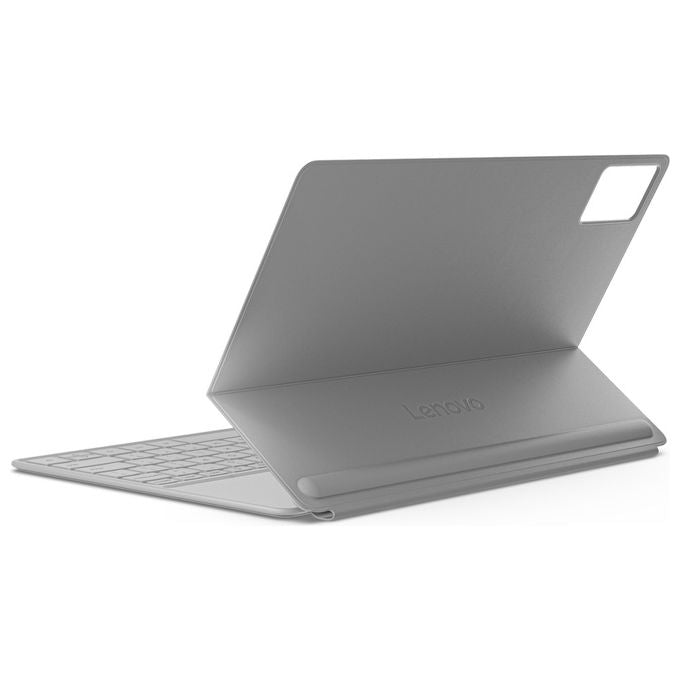 Lenovo ZG38C07513 Idea Tab Plus Custodia con Tastiera Folio Pogo Pin Tasti Multimediali colore Grigio Nuvola