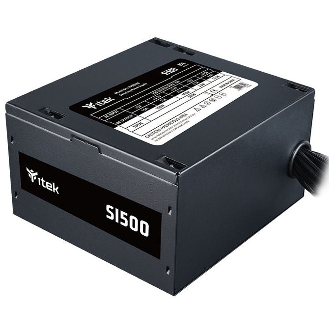 Itek SI500 Alimentatore PC ATX 500W 80 PLUS PFC Attivo 20+4 pin Ventola 12 cm Non Modulare colore Nero