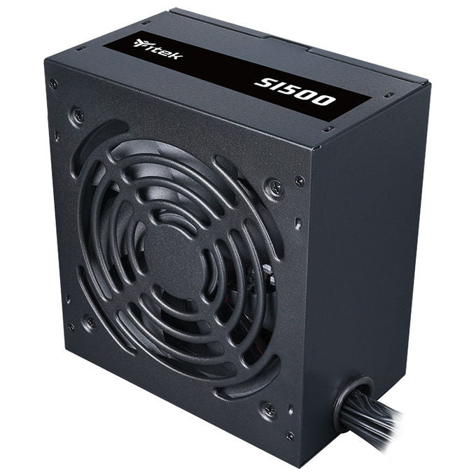 Itek SI500 Alimentatore PC ATX 500W 80 PLUS PFC Attivo 20+4 pin Ventola 12 cm Non Modulare colore Nero