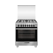 Glem Gas SA765MI6 Specialista Cucina 70 cm 5 Fuochi a Gas Forno Elettrico Ventilato 67 L Classe A (90x70x60 cm) colore Inox