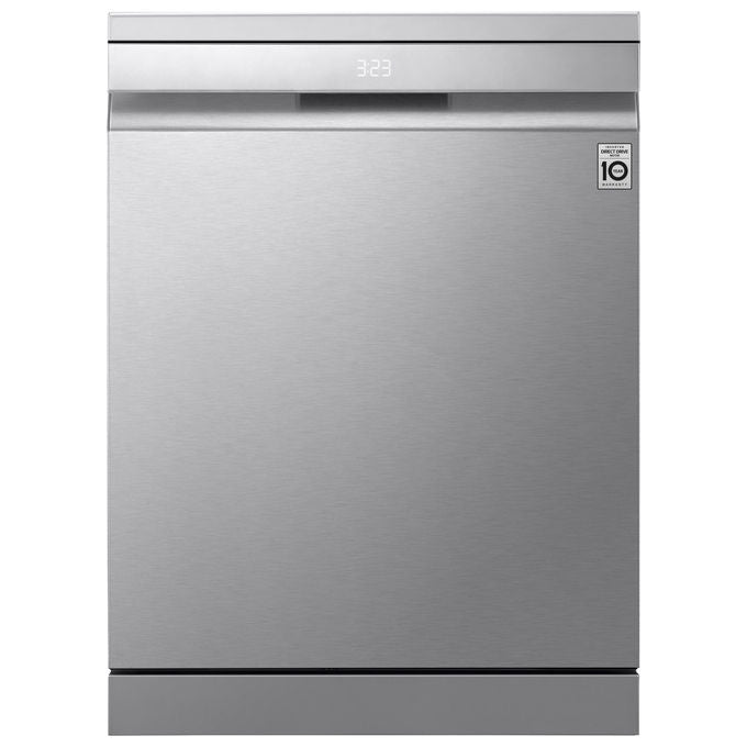 LG DF587HVS Serie 5 Lavastoviglie Libera Installazione 14 coperti Classe A QuadWash TrueSteam Wi-Fi 43 dB (85x60x60 cm) colore Grigio