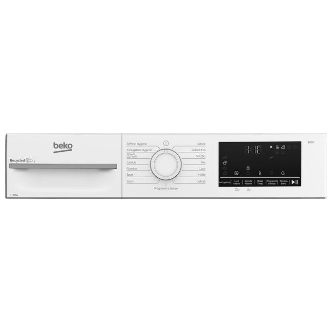 Beko BMT104EW NX Asciugatrice Pompa di Calore 10 Kg Classe C Motore Inverter Display Digitale (84.6x59.8x67.2 cm) colore Bianco