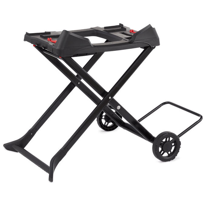 Weber 3400856 Carrello Portatile Barbecue Serie Q Pieghevole 2 Ruote All-Terrain colore Nero