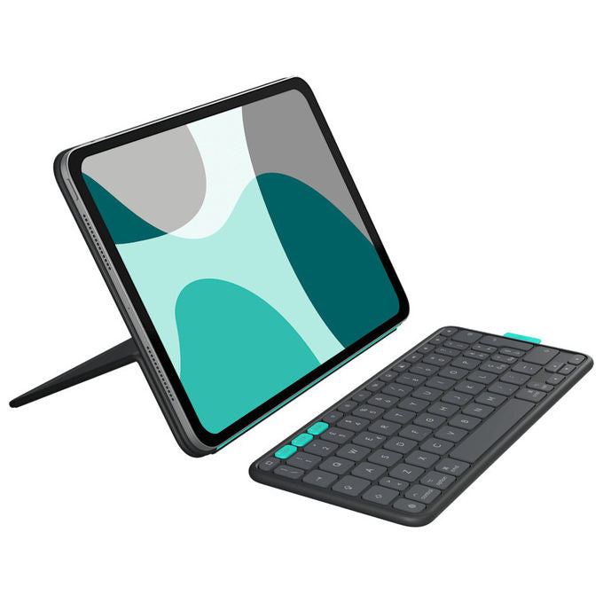 Logitech 920-013400 Flip Folio Custodia con Tastiera Bluetooth QWERTY Italiano iPad Pro 11'' M4 iPad Air 11'' M2 M3 colore Grafite