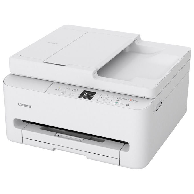 Canon PIXMA TS7550i Stampante Multifunzione Inkjet A4 1200x1200 DPI Wi-Fi Fronte Retro Automatico ADF Display OLED colore Bianco