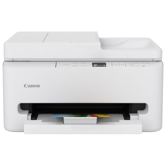 Canon PIXMA TS7550i Stampante Multifunzione Inkjet A4 1200x1200 DPI Wi-Fi Fronte Retro Automatico ADF Display OLED colore Bianco