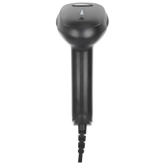 Manhattan 153997 Lettore di Codici a Barre Portatile 1D 2D LED USB Cablato 640x480 Pixel 100 letture-s colore Nero