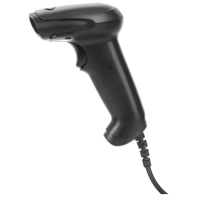 Manhattan 153997 Lettore di Codici a Barre Portatile 1D 2D LED USB Cablato 640x480 Pixel 100 letture-s colore Nero