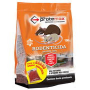 Protemax 1019315 Esca Rodenticida in Grano BF Brodifacoum Topi e Ratti Busta Monodose 150 g
