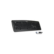 Hamlet XKKITA2-CX Tastiera USB Full-size QWERTY Italiano 105 Tasti Membrana Adattatore USB-C colore Nero