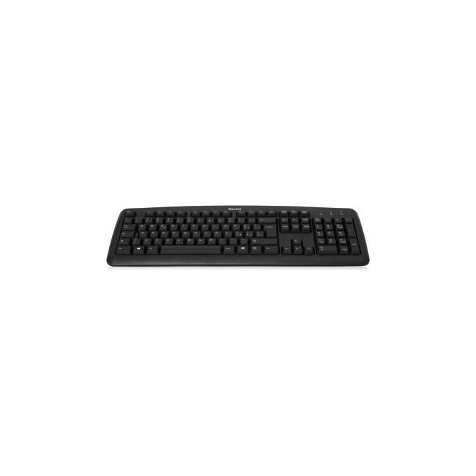 Hamlet XKKITA2-CX Tastiera USB Full-size QWERTY Italiano 105 Tasti Membrana Adattatore USB-C colore Nero