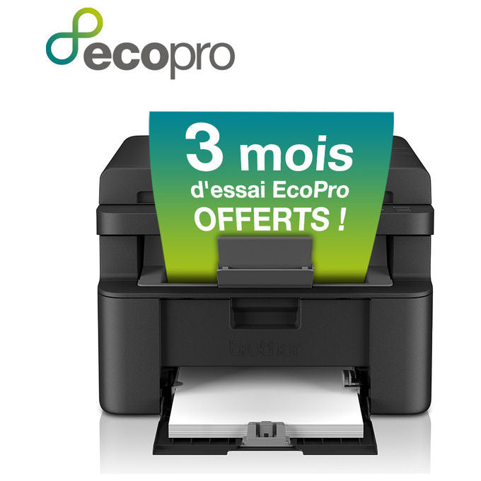 Brother DCP-L1660W Stampante Multifunzione Laser 3 in 1 Mono 20 ppm Wi-Fi Ethernet USB ADF 10 fogli 2400x600 DPI colore Nero