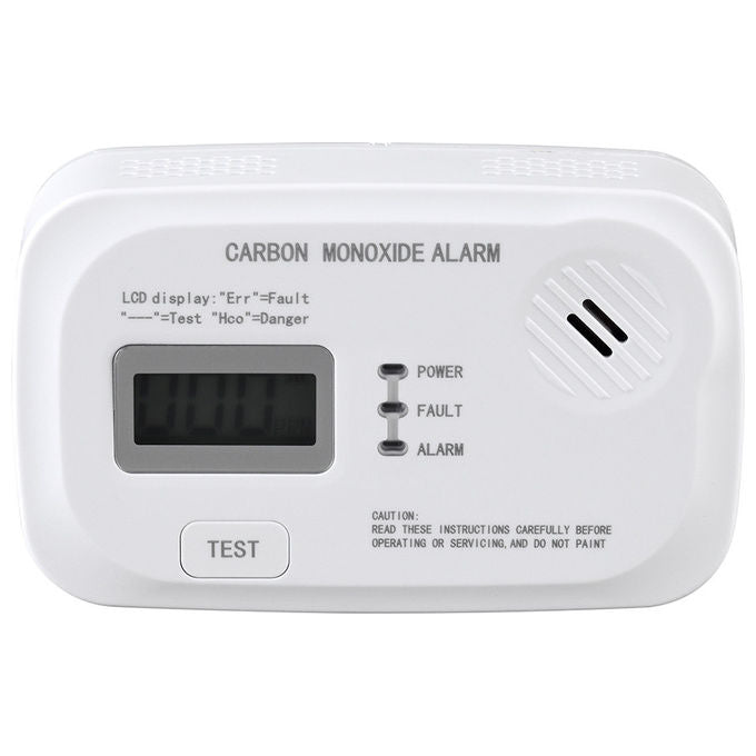 Melchioni MKC-208A Rilevatore di Monossido di Carbonio Sensore Elettrochimico 10-550 PPM Allarme 85 dB Batterie colore Bianco