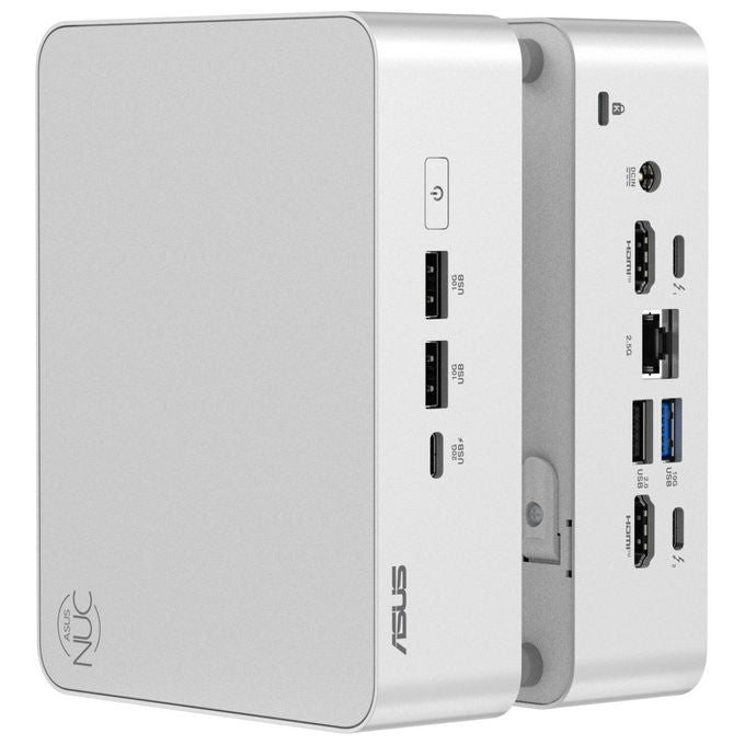 Asus RNUC15CRSU500002 NUC 15 Pro+ Mini PC Barebone Intel Core Ultra 5 225H Wi-Fi 7 DDR5 192 GB colore Bianco