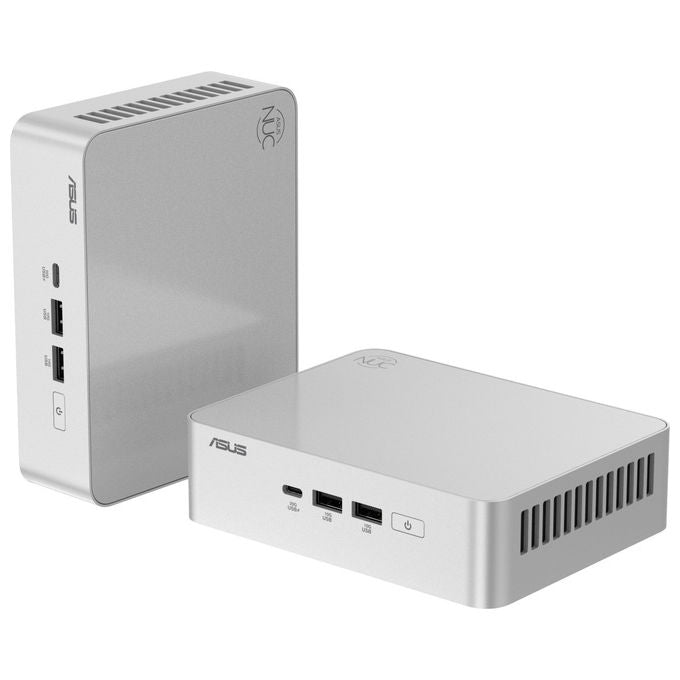 Asus RNUC15CRSU500002 NUC 15 Pro+ Mini PC Barebone Intel Core Ultra 5 225H Wi-Fi 7 DDR5 192 GB colore Bianco