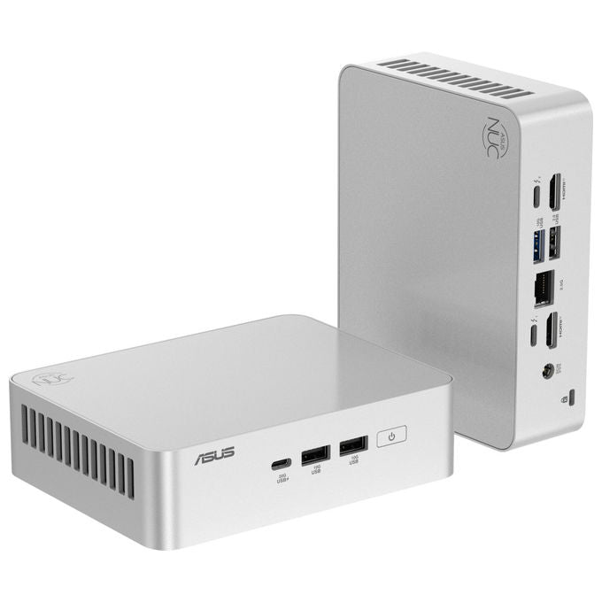 Asus RNUC15CRSU500002 NUC 15 Pro+ Mini PC Barebone Intel Core Ultra 5 225H Wi-Fi 7 DDR5 192 GB colore Bianco