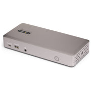 StarTech.com 150UE-USB4DOCKTRIPLE Docking Station USB4 3 Monitor 4K 60Hz HDMI DisplayPort Ethernet 2.5GbE Ricarica 100W colore Grigio