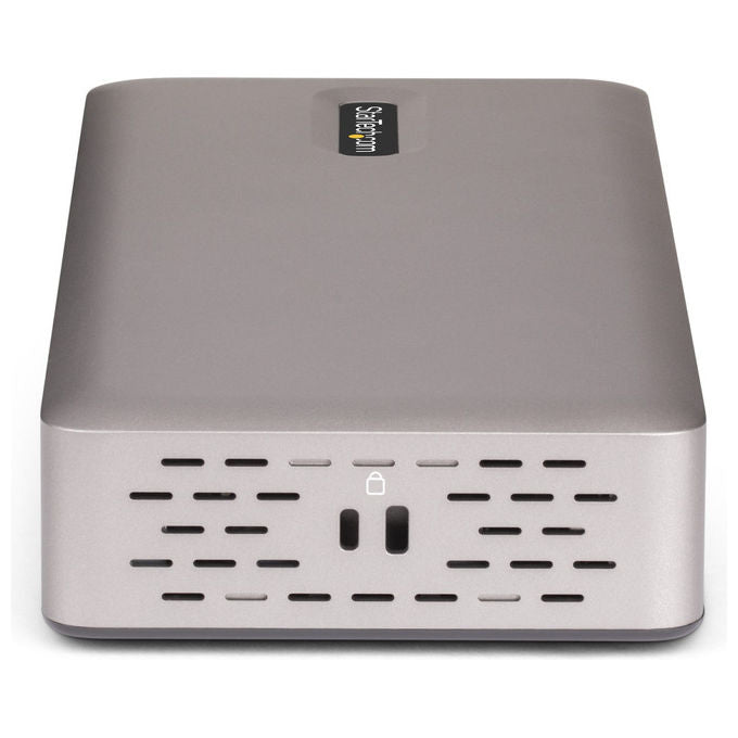StarTech.com 150UE-USB4DOCKTRIPLE Docking Station USB4 3 Monitor 4K 60Hz HDMI DisplayPort Ethernet 2.5GbE Ricarica 100W colore Grigio