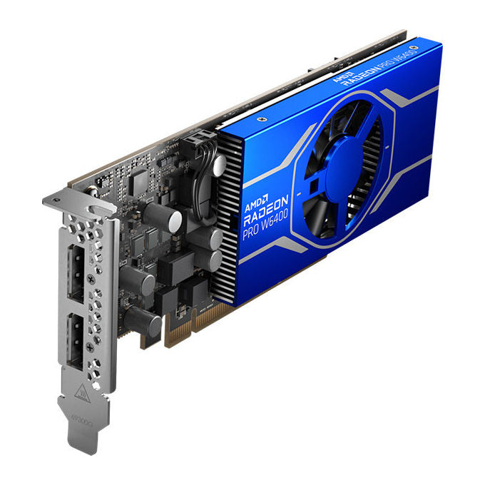 AMD 100-300000262 Radeon PRO W6400 Scheda Video Professionale 4 GB GDDR6 PCI Express x4 4.0 2x DisplayPort colore Nero