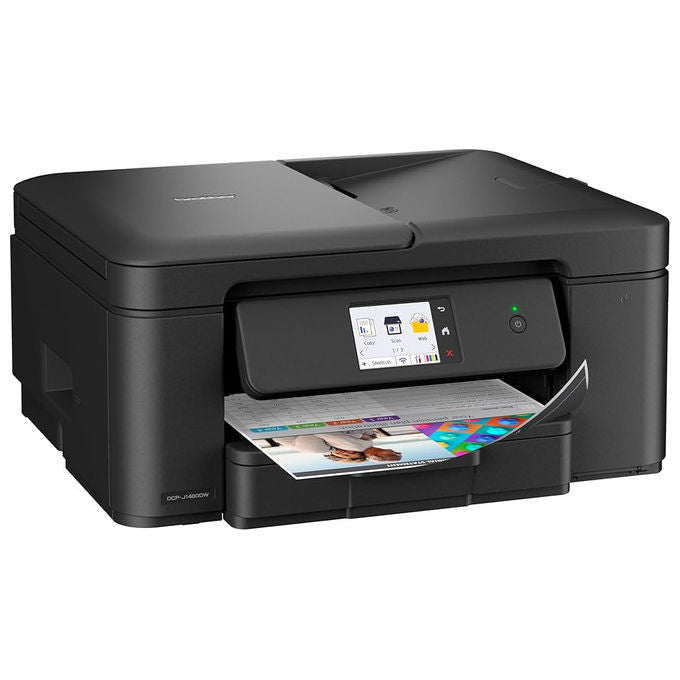 Brother DCPJ1460DWRE1 Stampante Multifunzione Inkjet 3 in 1 a Colori 16 ppm Duplex ADF 20 fogli Cassetto 150 fogli Wi-Fi USB colore Bianco