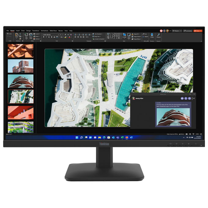 Lenovo 64BEKAT1EU ThinkVision S27-4e Monitor PC 27'' Full HD IPS 100Hz 6ms Flicker Free Low Blue Light HDMI VGA colore Nero
