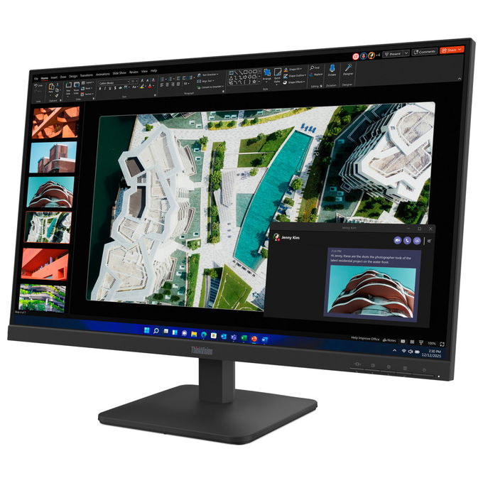 Lenovo 64BEKAT1EU ThinkVision S27-4e Monitor PC 27'' Full HD IPS 100Hz 6ms Flicker Free Low Blue Light HDMI VGA colore Nero
