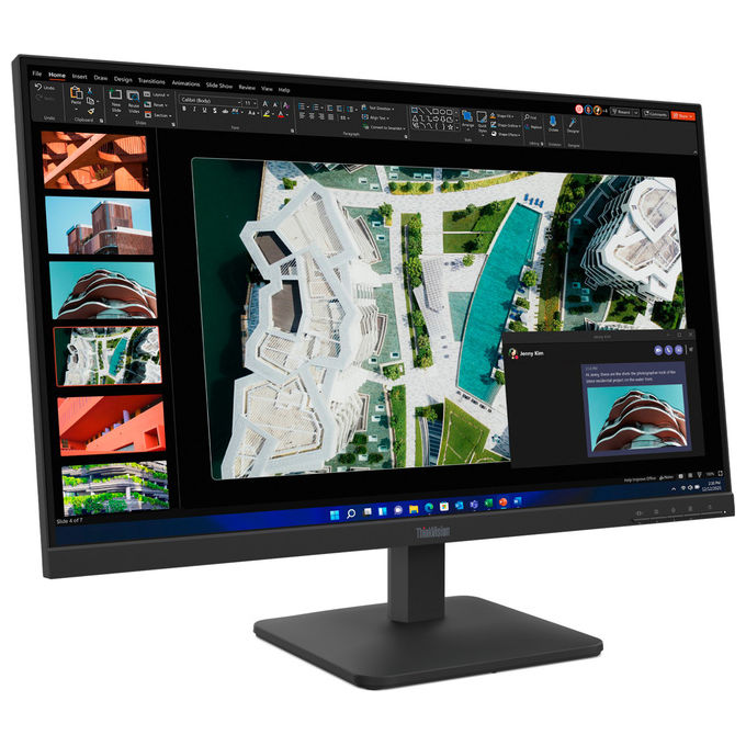 Lenovo 64BEKAT1EU ThinkVision S27-4e Monitor PC 27'' Full HD IPS 100Hz 6ms Flicker Free Low Blue Light HDMI VGA colore Nero